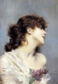Profil einer jungen Frau genre Giovanni Boldini